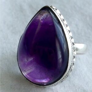 Purple stone ring!